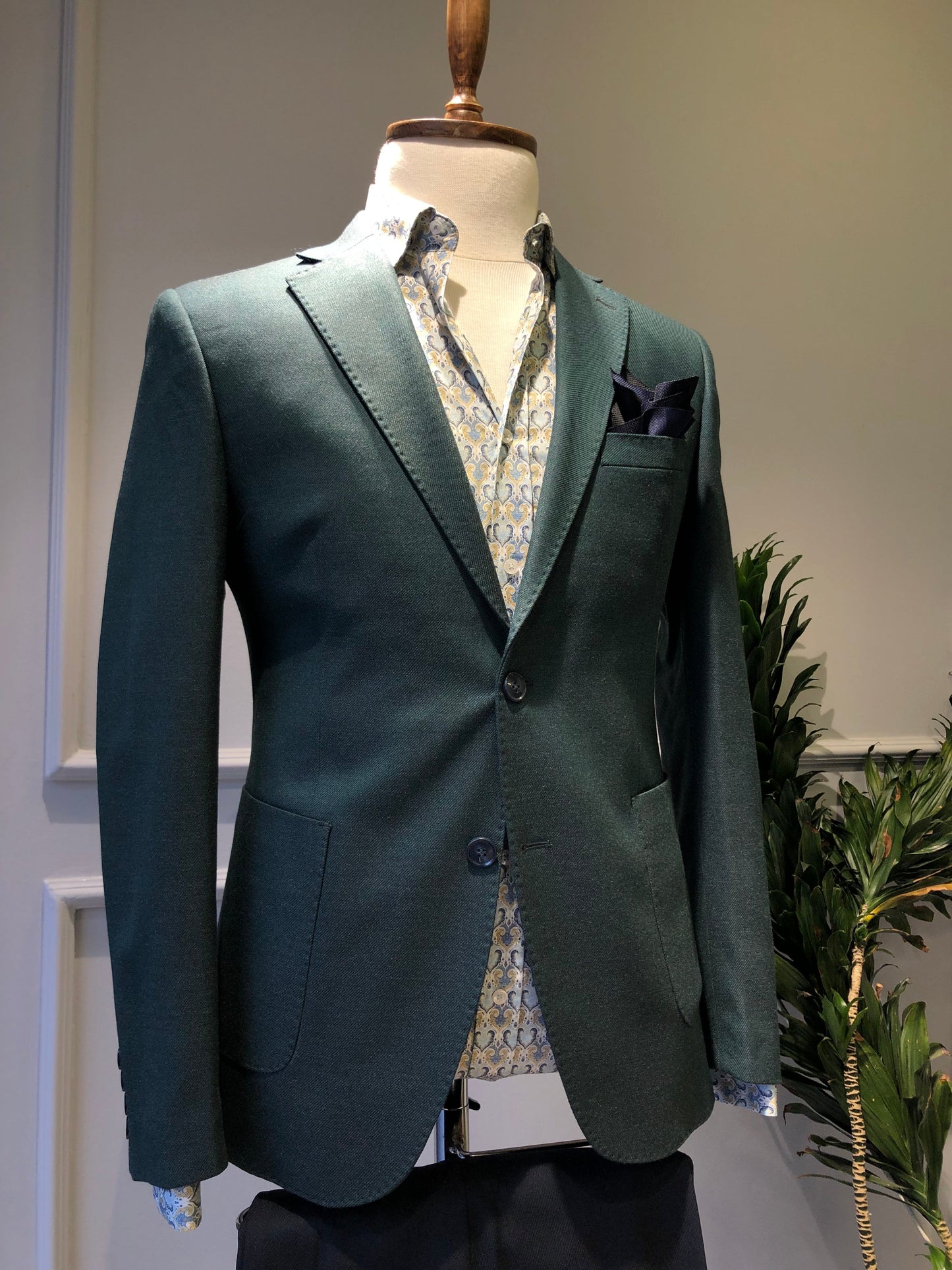 Rajmes slim fit men's blazer