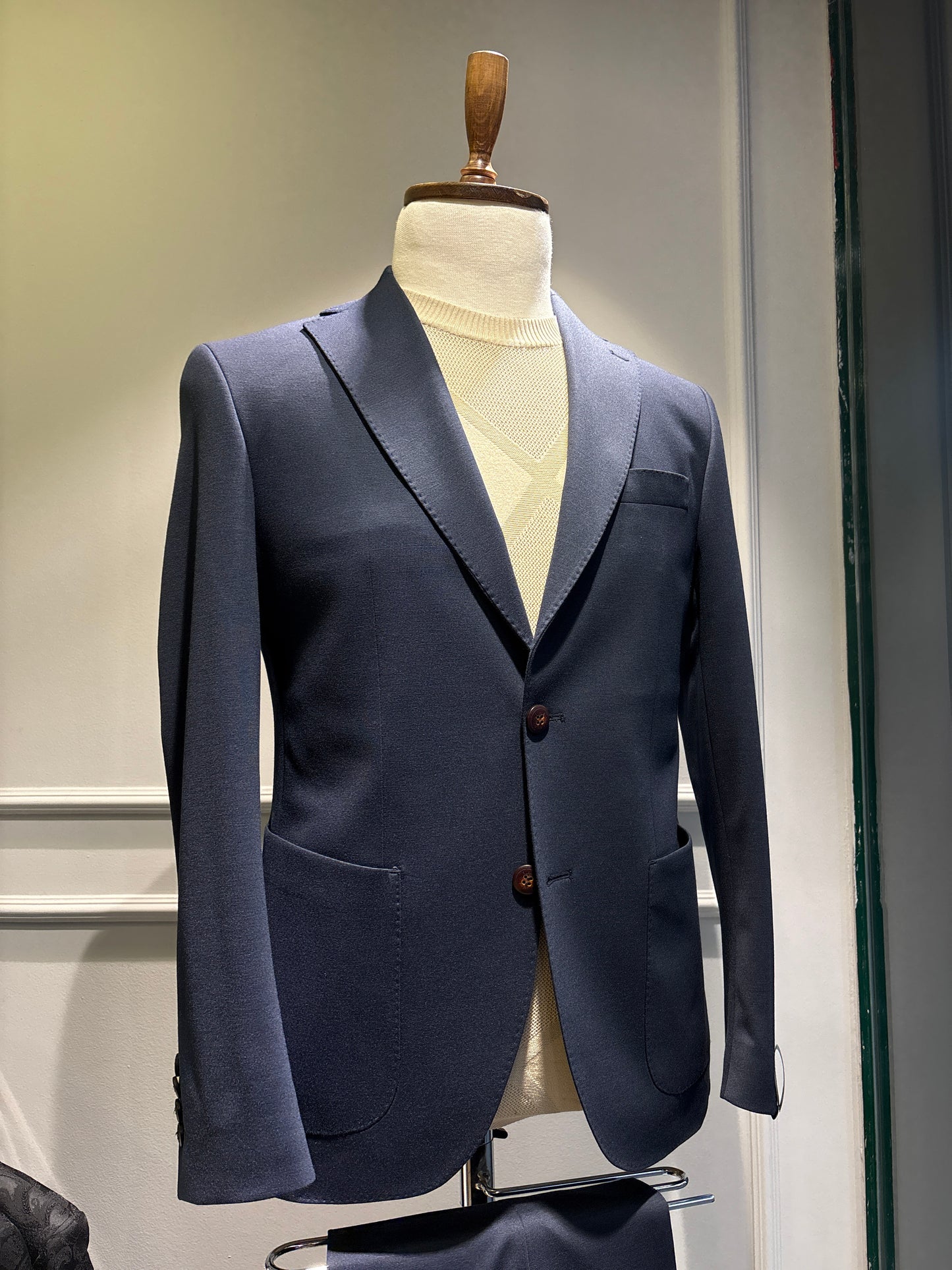 Rajmes slim fit men's suit