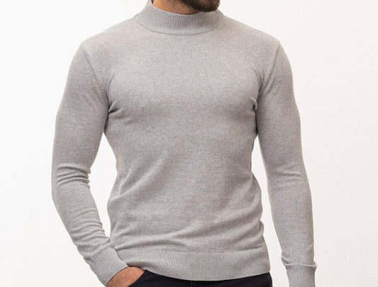 Rajmes half turtle neck men's sweater