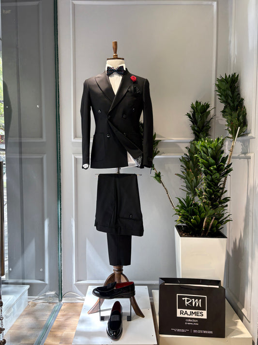 Rajmes double breasted men's suit