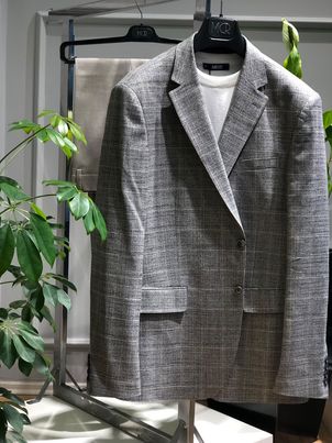 Big Size Patterned Design Men's Jacket